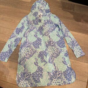HIHO WOMENS SMALL HOODED NWOT SWIM COVER DRESS